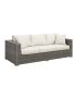 Somani Outdoors Sofa Set: Light Gray/Ivory