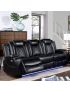 Lubeck Sectional Sofa: Black