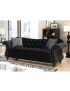 Jolanda Sectional Sofa: Black