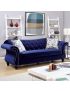 Jolanda Tufted Sofa: Blue