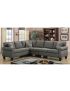 Rhian Sectional Sofa: Dark Gray