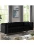 Thalassa Sofa Set: Black
