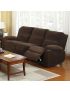 Haven Recliner Sofa: Dark Brown