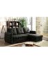 Demi Sectional Sofa: Dark Gray