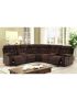 Maybell Sectional Sofa: Brown
