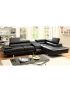 Kemina Sectional Sofa: Black