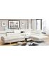 Kemina Sectional Sofa: White