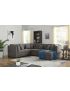 Bethan Sectional Sofa: Gray