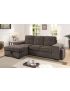 Jamiya Sectional Sofa: Warm Gray