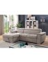 Stina Sectional Sofa: Light Gray
