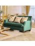 Verdante Sofa Set: Emerald Green/Gold