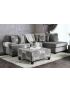 Bonaventura Sectional Sofa: Gray