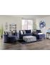 Griswold Sectional Sofa: Navy
