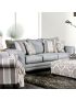 Misty Sofa Set: Blue Gray